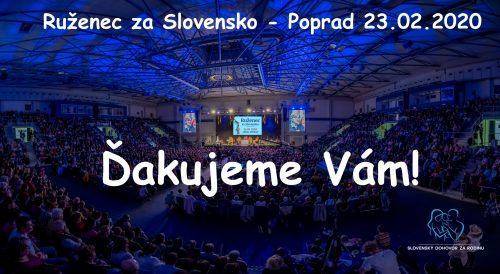 Ruženec za Slovensko - 23. február 2020 Poprad - registrácia 1