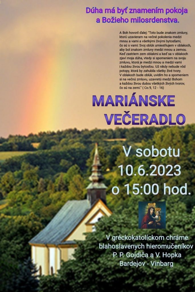 24 hodín modlitieb a pôstu za ochranu a požehnanie rodín na Slovensku pred plánovaným dúhovým pochodom v Bardejove 2